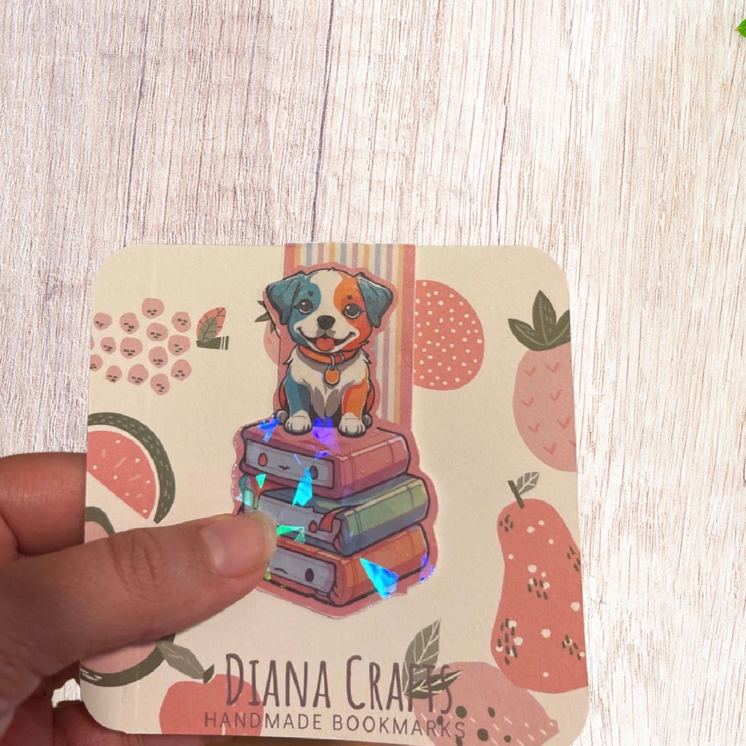 Handmade Bookmark- dog